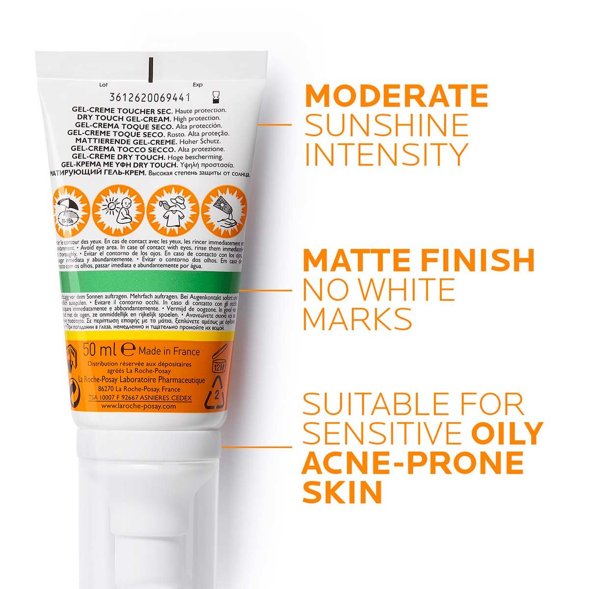 ANTHELIOS DRY TOUCHFINISH MATTIFYING EFFECT : KEM CHỐNG NẮNG DÀNH CHO DA MẶT bởi La Roche-Posay Anthelios Dry Touchfinish Mattifying Effect : Kem Chống Nắng Dành Cho Da Mặt Bởi La Roche-Posay
