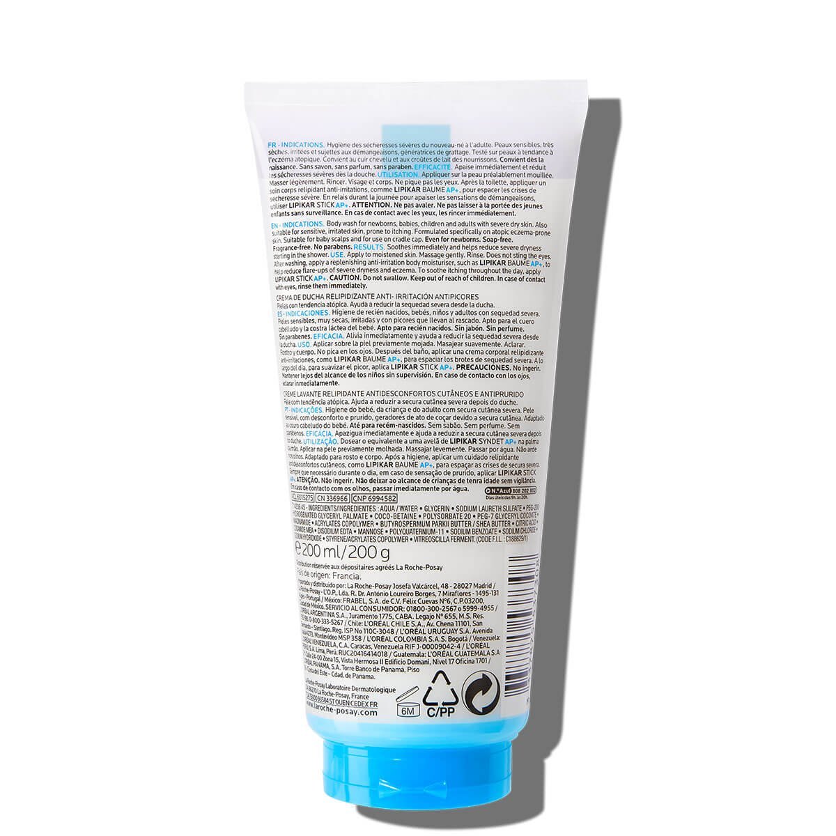 La Roche Posay ProductPage Eczema Lipikar Syndet AP 200ml 333787553730